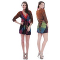 Indian Tie Dye Dress with Long Sleeves